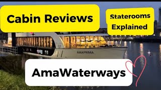 AmaWaterways Full Cabin Review Europe River Cruise on Ama [upl. by Jorie]