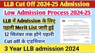 LLB first cut off 2024  LLB Merit list 2024  LLB admission 2024  CCSU LLB Merit List 2024 [upl. by Marlane948]