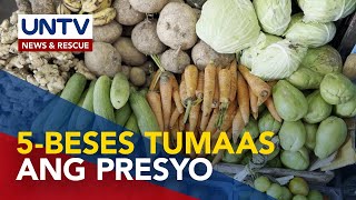 Bentahan ng gulay sa Masbate tumaas ng halos 5beses ang presyo [upl. by Greeley227]