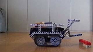 Lego Technic Power Hand Caterpillar Car [upl. by Nyrtak173]