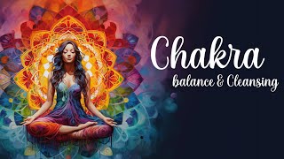 20 Minute Chakra Balance amp Cleansing Guided Meditation [upl. by Nigen]