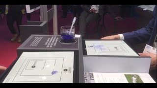 AGC’s hydrophobic glass vs standard glass [upl. by Laughton]