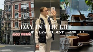 DAY IN MY LIFE AS A LAW STUDENT  uni vlog law school campus life [upl. by Adnirim]