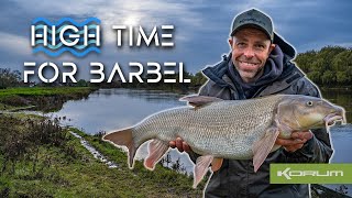 Big Barbel in floodwater  River Trent [upl. by Franchot]