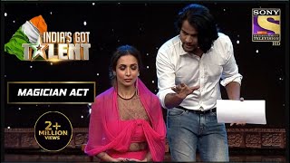 इस Magician की Trick से Malaika भूल गई पढ़ना  Indias Got Talent Season 8  Magician Act [upl. by Angelika]