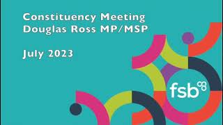 Douglas Ross MP MSP [upl. by Backer]