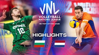 🇧🇬 BUL vs 🇳🇱 NED  Highlights  Week 1  Mens VNL 2024 [upl. by Ellehsad]