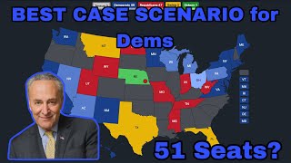 Best Case Scenario for Senate Democrats in the 2024 Election [upl. by Spillar]