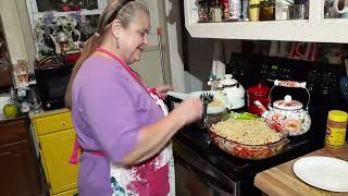 Appalachian cooking with Brenda  vegetables and pasta dinner [upl. by Kimbell]