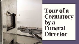 Tour of a crematory by a funeral director [upl. by Doreen]