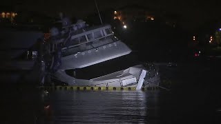 Miami Beach Marina yacht crash [upl. by Mathis]