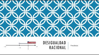 Precálculo Desigualdad racional [upl. by Adest]