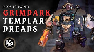 The ULTIMATE guide to painting a BLACK TEMPLAR Dreadnaught [upl. by Munford]