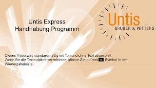 Untis Express  Handhabung Programm [upl. by Ellehcim]