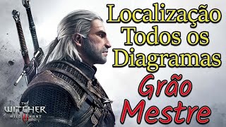 The Witcher 3  Localização de todos os diagramas GrãoMestre [upl. by Thirza]