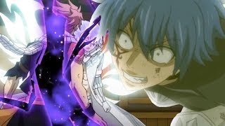 Jellal BATTLES Acnologia Zeref Punches A HOLE in Natsu [upl. by Nyliac54]