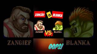 zangief vs blanka street fighter 2 [upl. by Neelsaj]