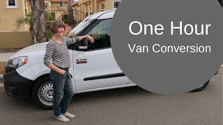 One hour van conversion with Wayfarer Vans Kit [upl. by Phare]