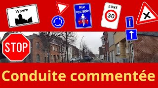 Conduite commentée 18  recherche dinfos 🇧🇪 Wavre [upl. by Anoel775]