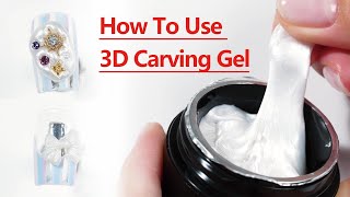 Newest 3D Carving Gel  How to Use amp Easily Create the 3D Nail Art Design for Beginners  MissGel [upl. by Nalyac]