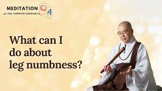 Meditation QampA What can I do about leg numbness [upl. by Sredna755]