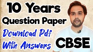 Cbse Previous Years Question Paper  How To Download Cbse 10 Years Question Papers  Class 1012 [upl. by Harlin]