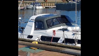 Building a hardtop Dodger Sprayhood sy Coriolis Hanse 350 in 10 minutes [upl. by Dusza]