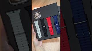 Relógio Inteligente Smartwatch W66 Pro Max  5 Pulseiras [upl. by Kalil999]