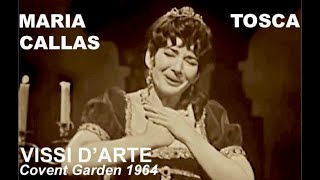 Maria Callas Tosca Vissi dArte Covent Garden Londres 1964 ItEnFr Lyrics [upl. by Notsirt]