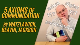 The 5 Axioms of Communication by Watzlawick Beavin and Jackson [upl. by Dion]