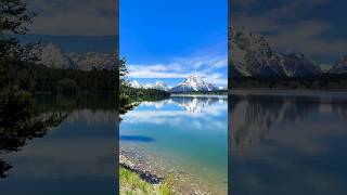 Where Mountains Meet Water Jackson Lake’s Untouched Beauty  Grand Teton National Park [upl. by Ssew]