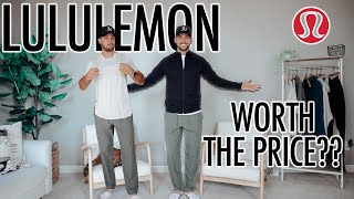 LULULEMON MENS FALL HAUL  Trousers Flannels Fleece Jackets etc [upl. by Nahsed]