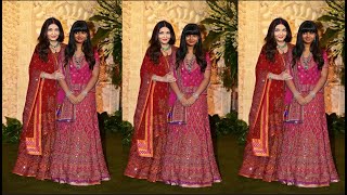 Aishwarya Rai Aaradhya Bachchan and Abhishek Bachchan at Aamir Khan daughters Ira Khan Reception [upl. by Algernon]