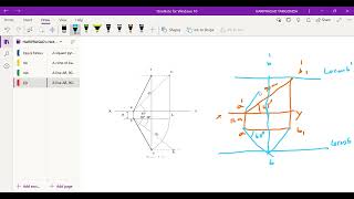 Projection of Straight line problem1 ap mechanical engineeringdrawing projections [upl. by Archambault]