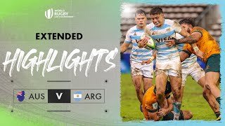 Argentina VICTORIOUS  Australia v Argentina  World Rugby U20 Championship 2024 Extended Highlights [upl. by Trinity]