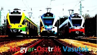 MagyarOsztrák vasutak  GySev MÁV ÖBB [upl. by Roddie479]