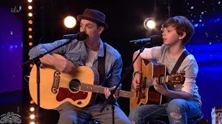 Britains Got Talent 2018 Jack amp Tim Adorable Father amp Son Duet Full Audition S12E03  Popcorn [upl. by Gargan]