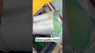 Filling diesel  diesel quality check petrol pump petrolpump diesel liquidity pethouseindia [upl. by Ailgna]