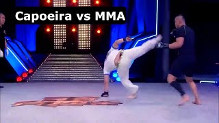 Capoeira Guy Challenges MMA Heavyweight [upl. by Neu]