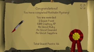 شرح عمل مهمة Misthalin Mystery رني سكيب المدرسة القديمة  Misthalin Mystery osrs quest guide [upl. by Errecart]