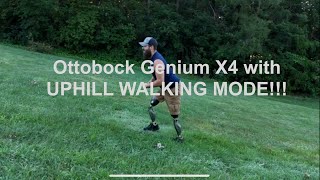 Ottobock Genium X4 UPHILL WALKING MODE [upl. by Anitsirt]