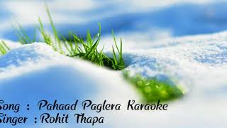 new nepali christian song pahad paglera karaoke track [upl. by Bergerac170]