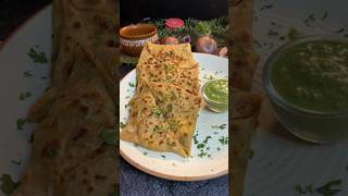 Lifafa Paratha 💜 paratha paratharecipe paneerparatha paneerparatharecipe dinnerrecipe lunch [upl. by Darsey575]