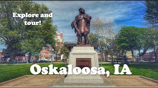 Oskaloosa IA  A 4K City Walking Tour [upl. by Newg]