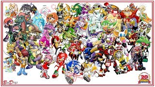 Sonic characters part 1 With names [upl. by Weider]