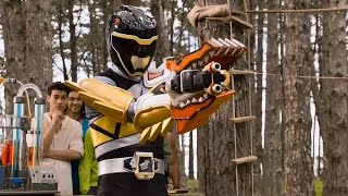 Dino Charge  True Black  Dino Armor X Mode Training Episode 14  Power Rangers Official [upl. by Yerfej]