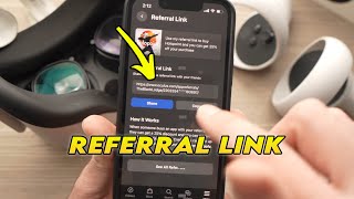 Oculus Meta Quest 2 How to Get Your Referral Link [upl. by Nnylaehs]