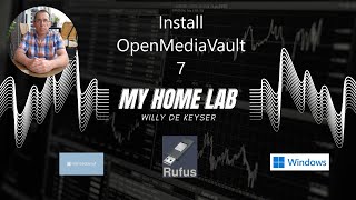 My Home Lab  Install OpenmediaVault 7 [upl. by Abbotsun]