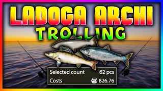 Russian Fishing 4 🎣 LADOGA ARCHIPELAGO TROLLING 💲 800 SILVER FARMING [upl. by Demetris479]