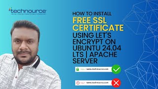 How to Install a Free SSL Certificate using Lets Encrypt on Ubuntu 2404 LTS  Apache Server [upl. by Hodgson]